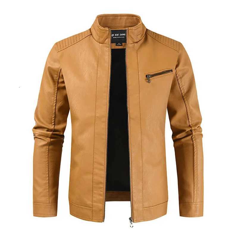 2023 AutumnWinter New Plus Size Mens Casual Jacket Leather Outerwear European And American Style For Fashion And Comfort W251023