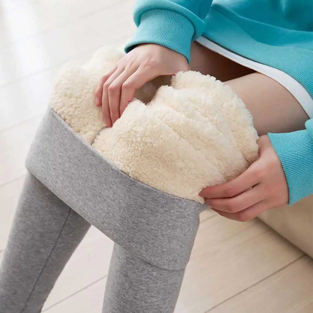 2025 Women Thermal Leggings Winter Warm High Waist Butt Lifting Leggings Fashion Elasticity Autumn Velvet Comfortable Warm PantsT251023