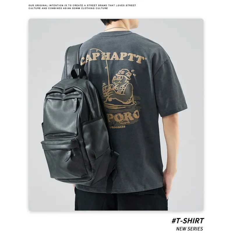 SL9688 American print tide high density knitted loose casual fashion trend versatile mens T short sleeveXJ251023