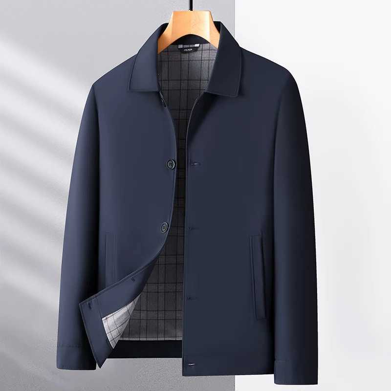 2025 New Mens Casual Jacket Spring Autumn Solid Color Business Jacket Male Suit Coat High Quality Men Clothing Outwear W251023