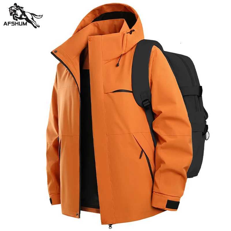 Jacket Mens Spring autumn New men jacket printing hooded Jackets casual coat Mens business coats Size M5XL Hat detachable 2668 W251023