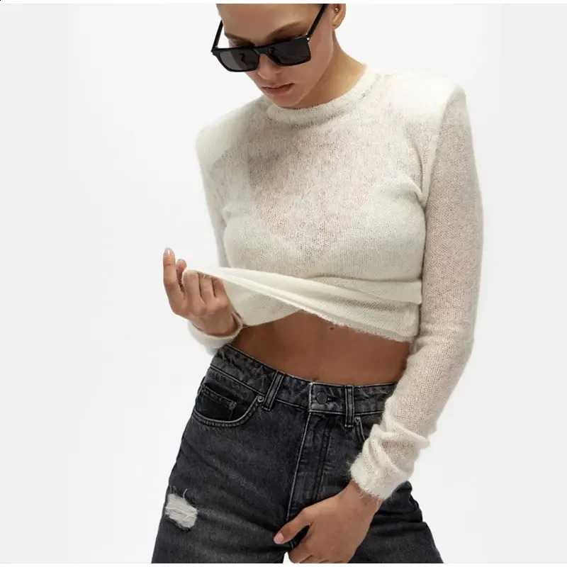 Women Elegant Soft Women Knited Pullover Sweater Lady Casual Crew Neck Long Sleeve Sweaters Spring Autumn Female Outwear 251023
