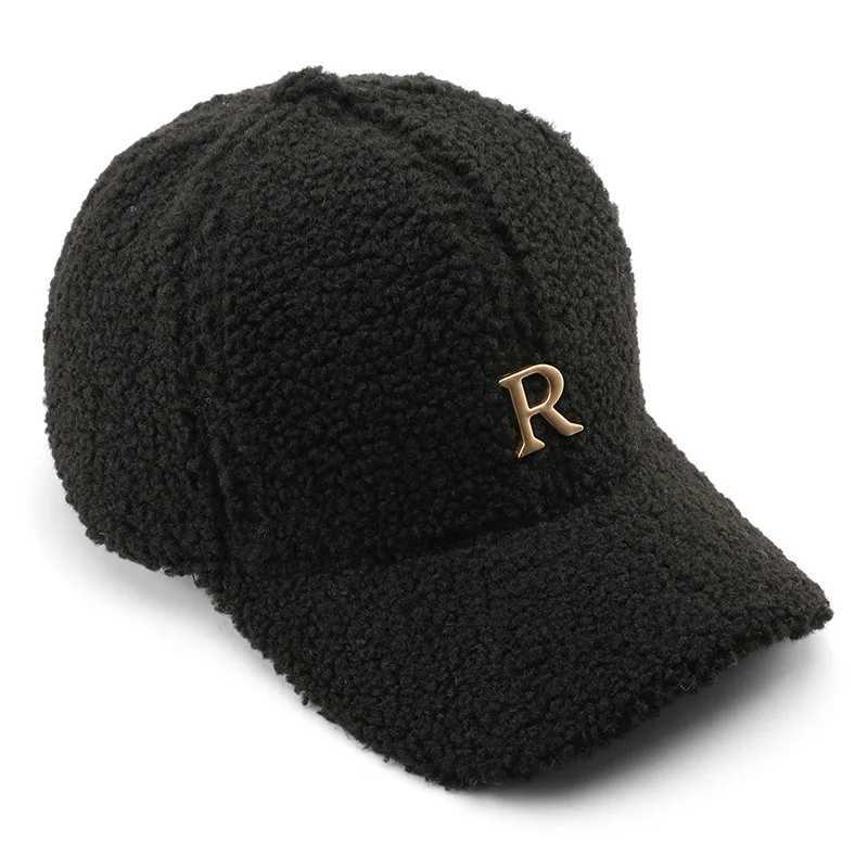FS Luxury Brand Green Lambswool Baseball s For Men Golden tter Wen Windproof Warm Winter Trucker Hat Casquette HmeW251023
