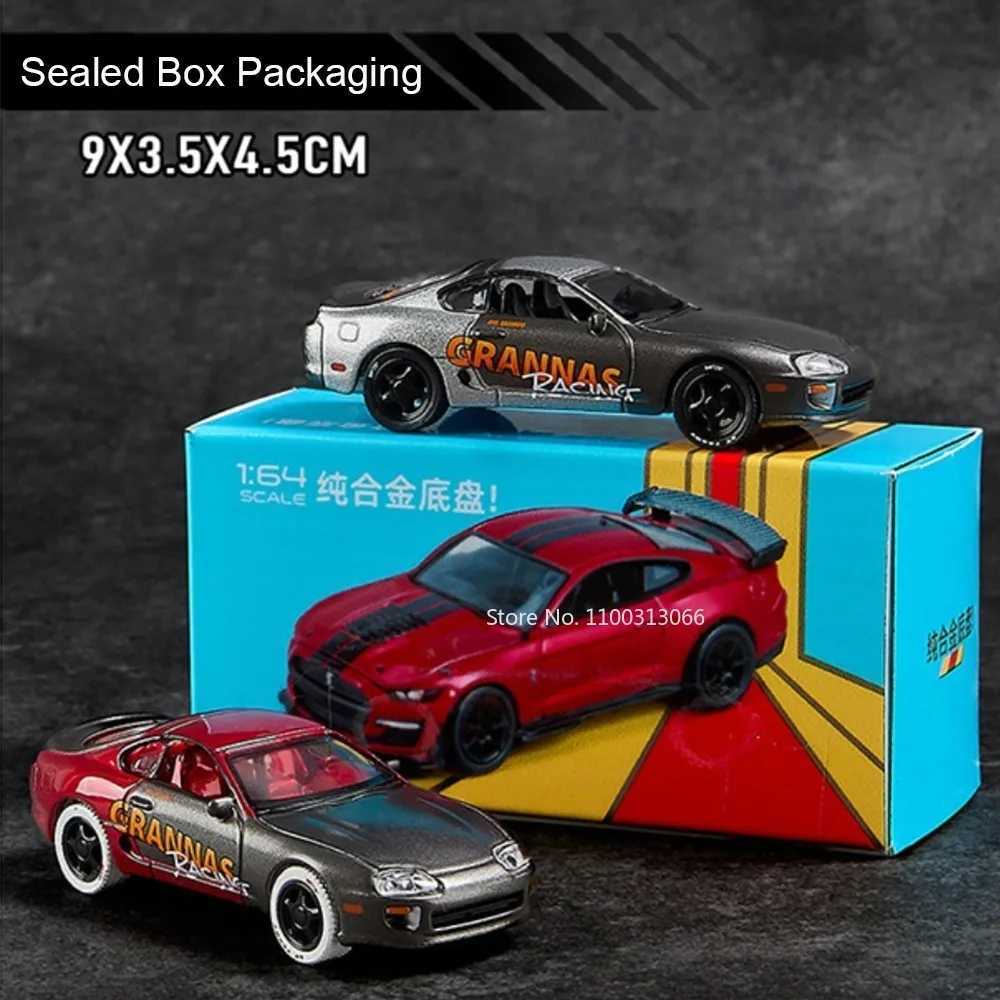 164 Series Car Models Toys Corvette T1 GT500 Firebird Alloy Diecast Exquisite Interior Miniature Vehicle for Child Adult GiftsT251023