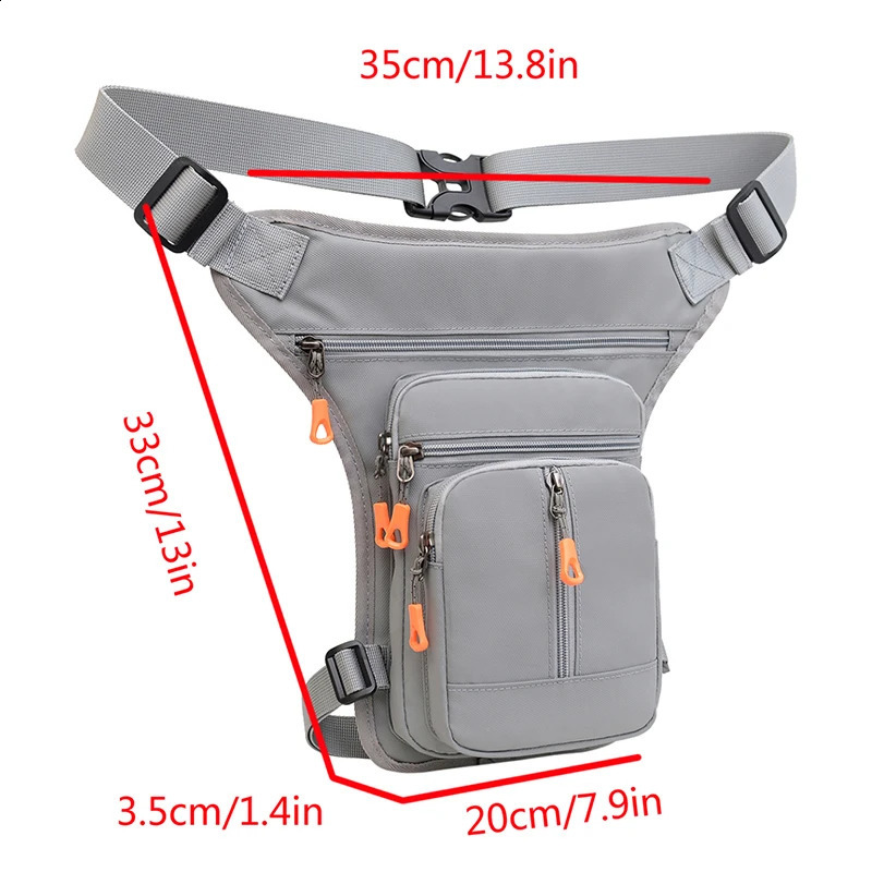 Suitable for both men and women motorcycle leg side crossbody bag tactical rider riding bag waist bag251023