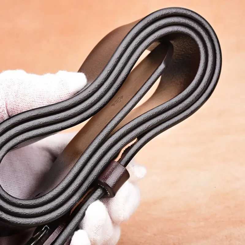 Mens genuine leather business belt high quality genuine leather suitable for work gatherings formal occasions jeans beltXJ251023