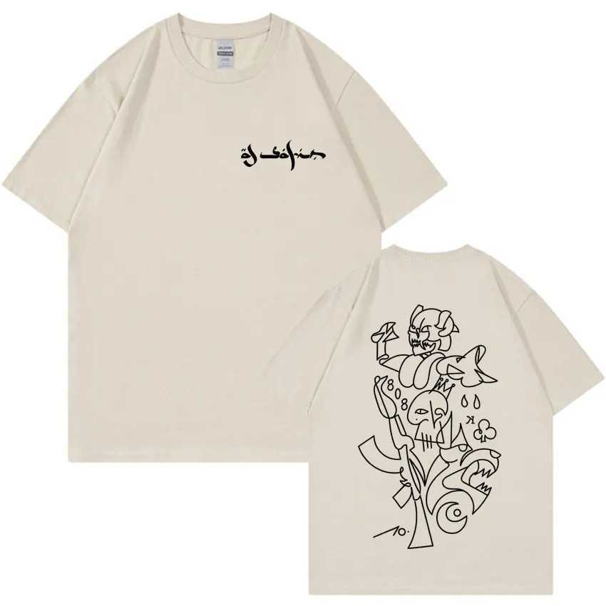 Rapper Al Safir Tour Fashion Graphics Tshrits Mens Oversized Short Sleeve Tide Tshirts Casual T Shirt Unisex Hot Sale StreetwearXJ251023