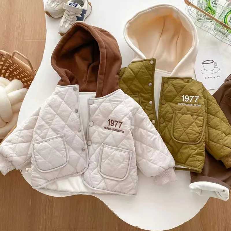 New Winter Cottonpadded Jacket Boy Kids Thickness Coats Children Outerwear Winter Autumn Y251023