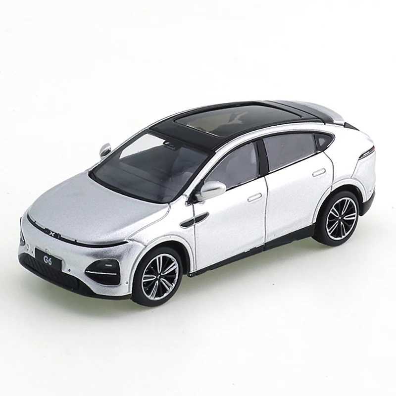 XCARTOYS 164 Xopeng G6 Star Moon Silver Car Alloy Toys Motor Vehicle Diecast Metal Model Kids Xmas Gift Toys for BoysT251023