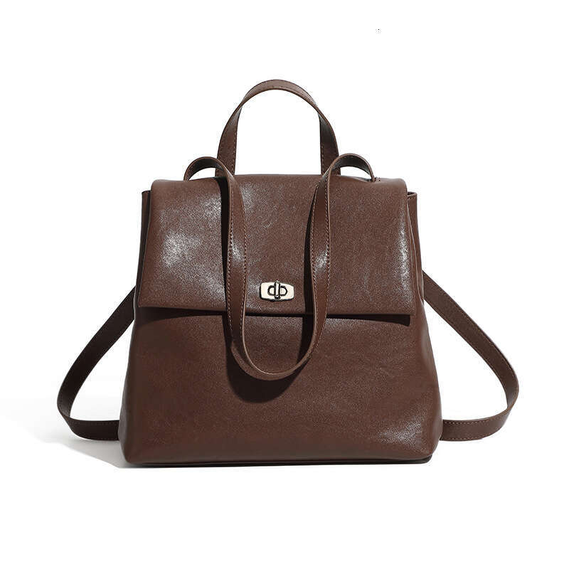Autumn Genuine Leather Women S High End Large Capacity Fashion Versatile College Style Backpack High Quality