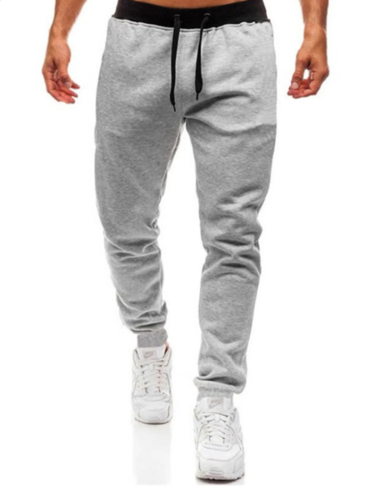 Autumn and winter Keep warm Men Compression pants Running Fitness Tight Sport Training Jogging Solid Lace Up Slim Trousers 251023