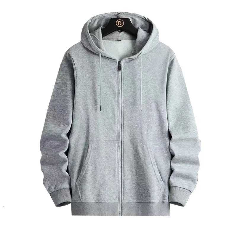 Zipper Hoodies Autumn Winter Mens New Long Sleeve Hooded Sweatshirt Fashion Casual Male Outfit Sportwear Loose Fit ClothesT251023