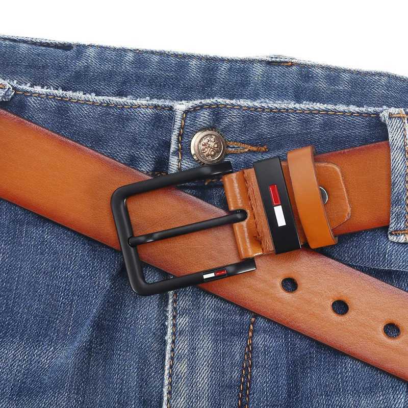2025 Fashion High Quality Men Belt Alloy Square Buckle Male PU Leather Belt Men Strap Buckle Fancy Vintage Jeans Waistband StrapXJ251023