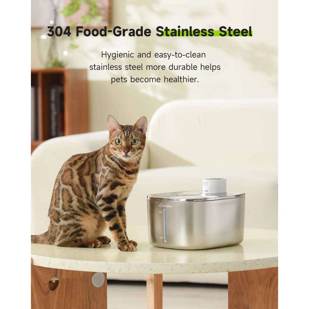 designer brand APETDOLA L Wireless Cat Auto Sensor Drinking Fountain For Cats Dog Drinker Pet Water Dispenser Accessories