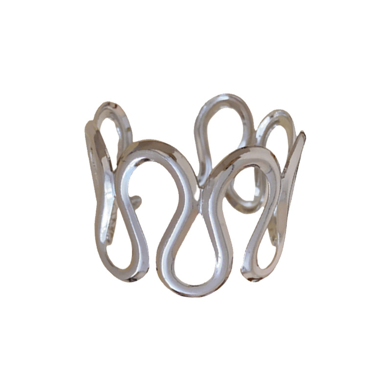 Metal Wave Niche Fashion High-end Bracelet Ins Style Light Temperament Jewelry - view 7