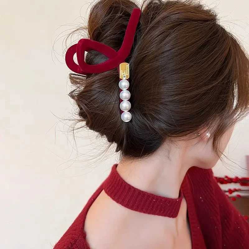 Large Veet Hair Clips Wens New Year Shark Clamp Profional Salon Sectional Fixation Hair Clips Origin Y251023