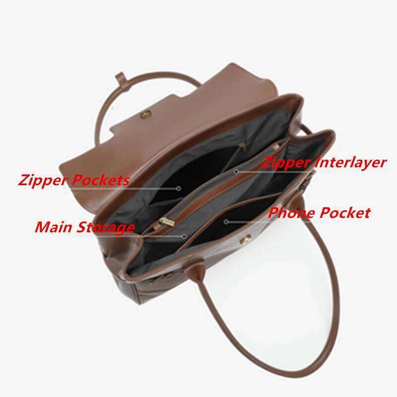 Burminsa Cowhide Genuine Leather Tote Handbags For Women 2025 Designer Large Work Satchel Shopping Underarm Shoulder Bags