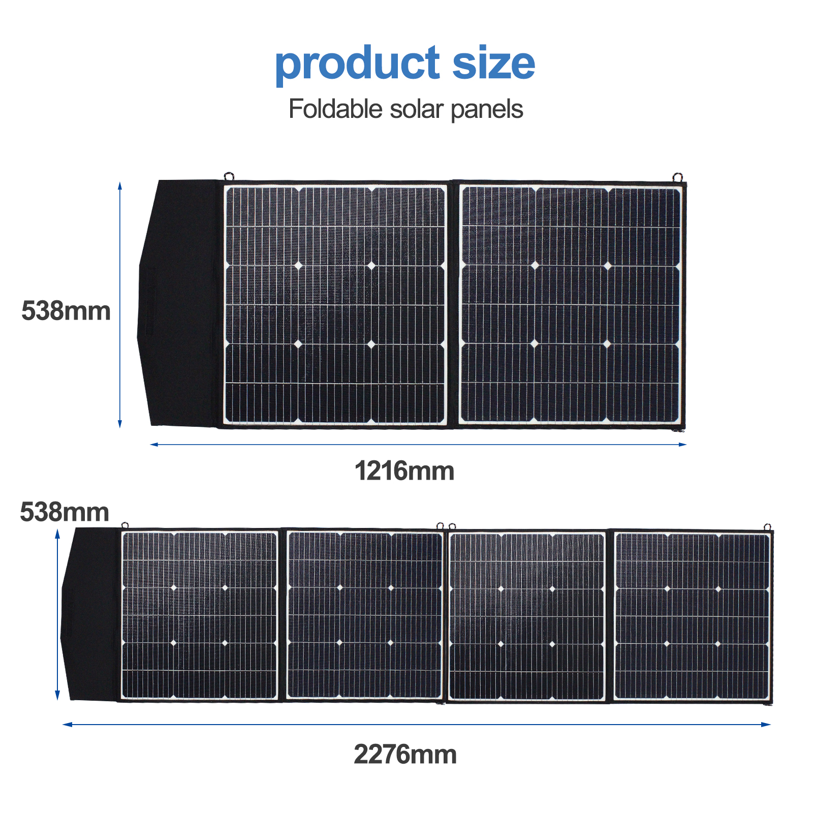 EASUN POWER 18V 100W Foldable Solar Panels Waterproof Monocrystalline Outdoor Solar Camping Panel RV Home Charge Free Shipping from USA