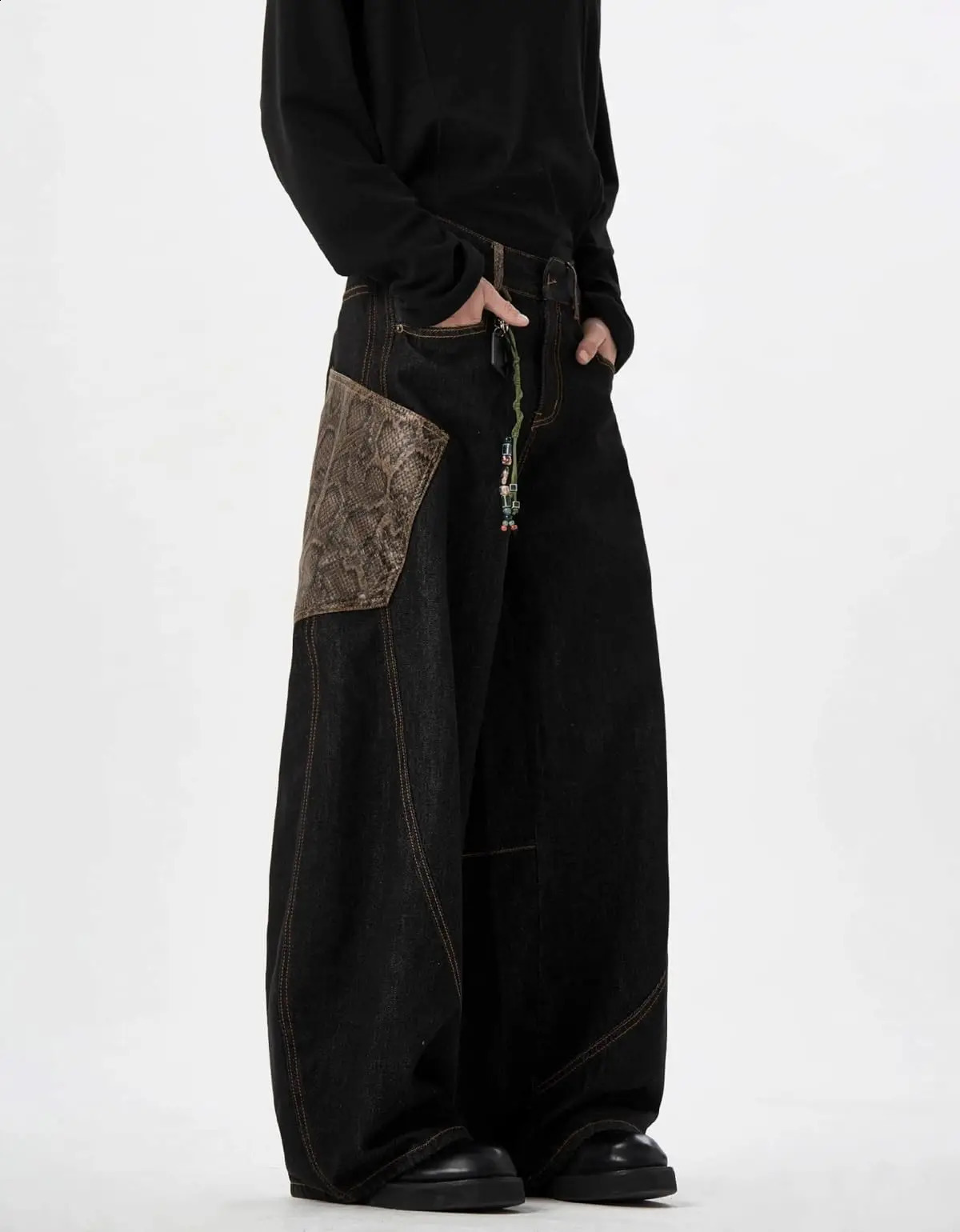 Y2k Baggy Jeans for Men Women Wide Leg Skater Grunge Pants Loose Fit Barrel Hip Hop Denim Streetwear 251018