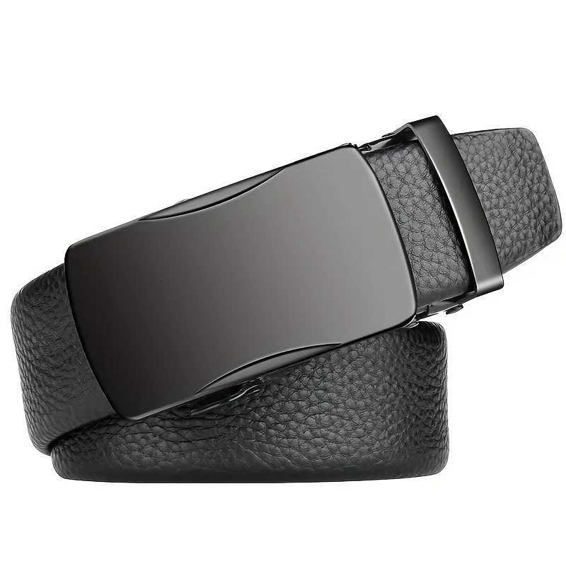 New Mens Belt Casual Fashion Automatic Buckle Business Leather Belts For Men Jeans High Quality Strap Ideal Gift ChoiceXJ251023