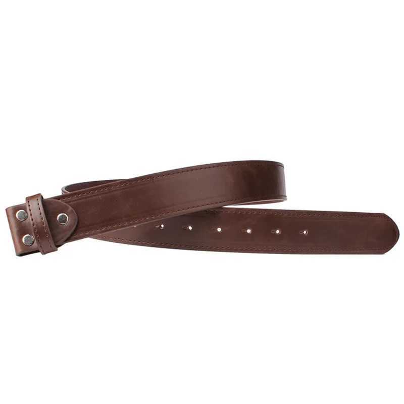 Mens PU leather Belt without buckle DIY Belt accessories 38cmXJ251023