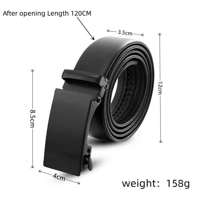 Fashion Automatic Buckle Belt for 35 cm wide Sports Car Brand Mens Jeans Quality Mens Belt Business Casual BeltXJ251023
