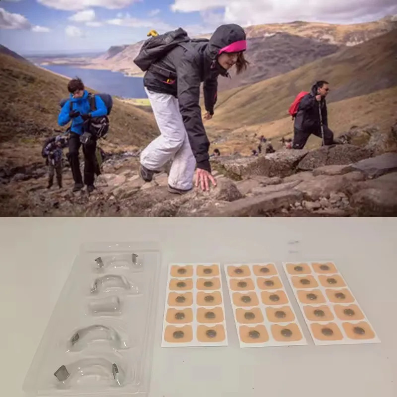 306090120Pcs Outdoor Camping Hiking nasal Magnetic Suction Iron Nasal Strips rxtension tape tool nose patches 251013