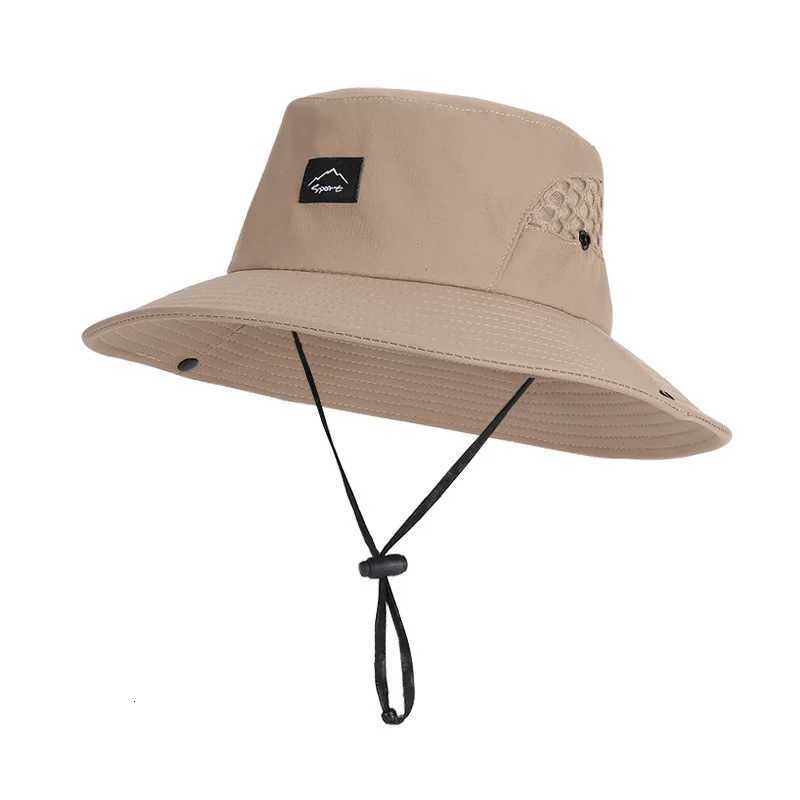 Summer Mens Breathab FIsherman Hat Outdoor Fishing Travel Ma Climbing UV Sun Protection Sunproof Bucket Hats For MenW251023