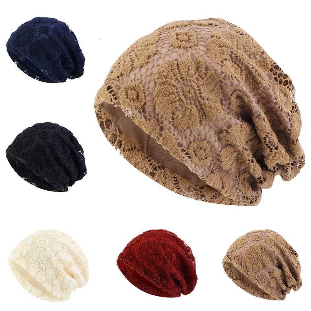 Spring Autumn Hat For Wen Sklies Beanies Wen Fashion Warm Unisex Elasticity Knit Beanie Hats Lace Fa Lace sW251023
