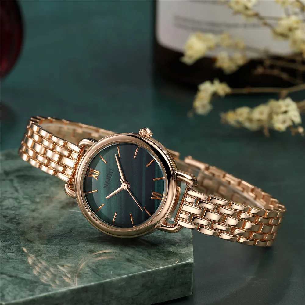 Fashion Rose Gold Woman Watch Luxury Stainless Steel Ladies Watches Small Dial Elegant Female Quartz Bracelet Wristwatch relojL251023