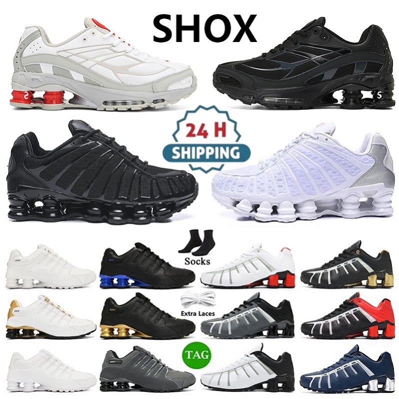 shox TL Designer NZ Running shoes Triple Black White Blue Red Pink Grey Gold Silver Ride 2 Men Women trainers Sports Sneakers 36-46