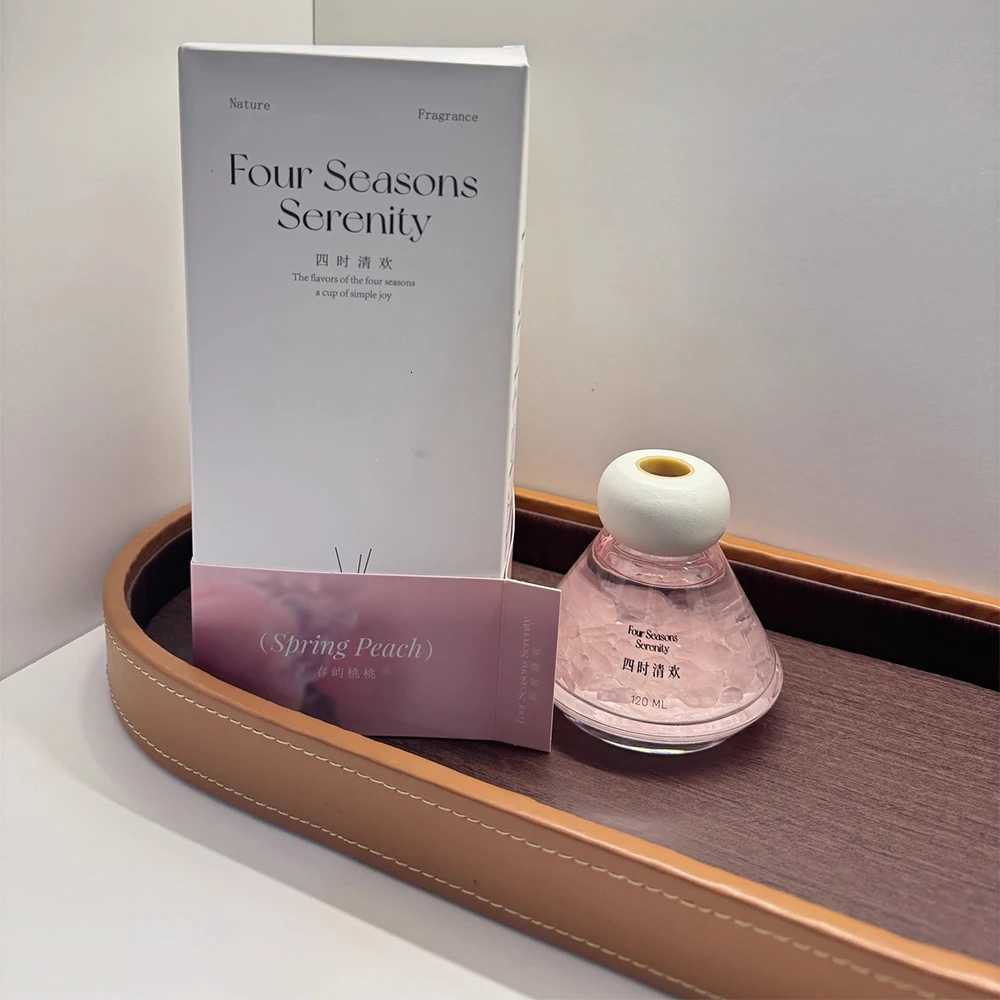 120ml Fireless Aratherapy Set Rose Essential Oil with Rattan Sticks He Indoor Fragrance 180 Days LongLa Bedro Decor Y251023