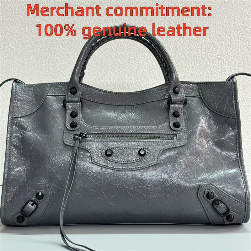 LE CITY large tote bag Luxury Designer bags Womens mens sheepskin handbags Shoulder Bag Top quality genuine leather crossbody travel bag suede rivet Motorcycle bags