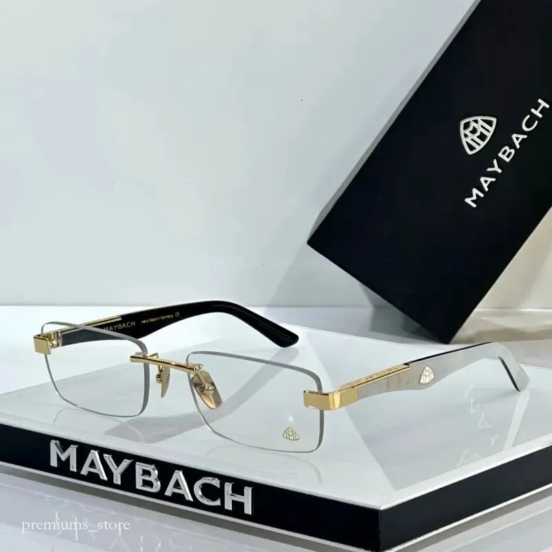 Maybachs Sunglasses Luxurious Quality Designer Sun Glasses For Men And Women Classic Goggle Beach Retro Lens Fashion Eyeglasses With Box THE ARTIST III Size 32F