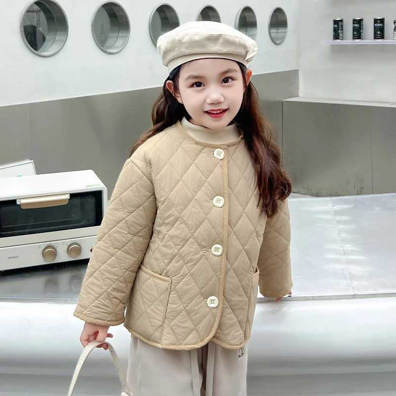 Girls Fleece Warm Jackets Winter Teen Plus Velvet Coats Childrens Cotton Cardigan Autumn Kids Padded Casual Outerwear 310Y Y251023