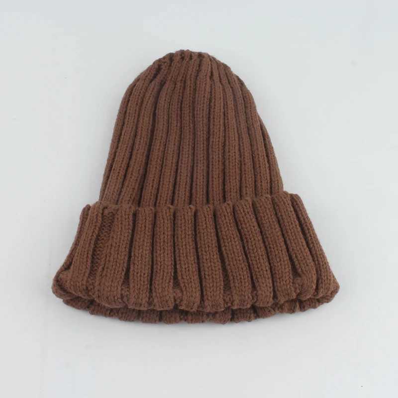 Autumn Winter Beanie Warm Soft Knitted Hat Hip Hop Cap For Women Men Bonnet Solid Color Skullies BeaniesXJ251023