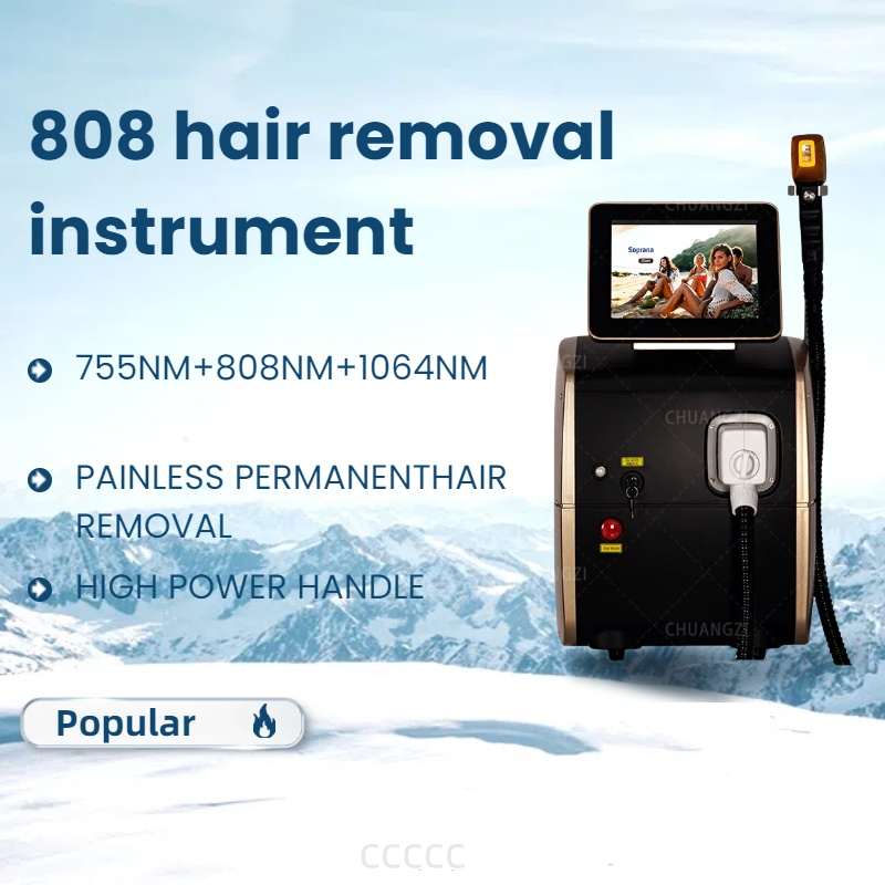 Best Depilator Ice Platinum Cooling System Skin Care 808nm Diode Laser Hair Removal Professional Machine 3-Wavelength