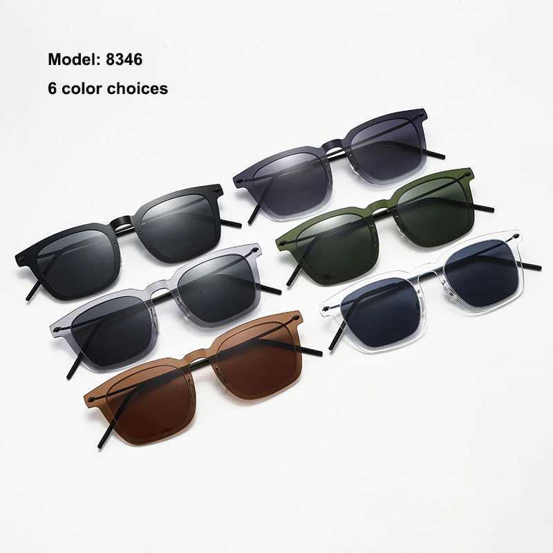 TAG Hezekiah Danish Design Polarized Sunglasses Men 8346 Ultralight titanium Sunglass Women Outdoor Driving UV400 Sun GlassesW251023