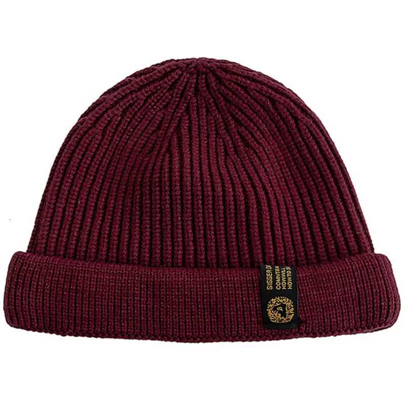 New Men Outdoor Skull Cap Fashion Short Melon Winter Dandy Hats Sailor Style Landlord Hats For Men Autumn Short Beanie CapXJ251023