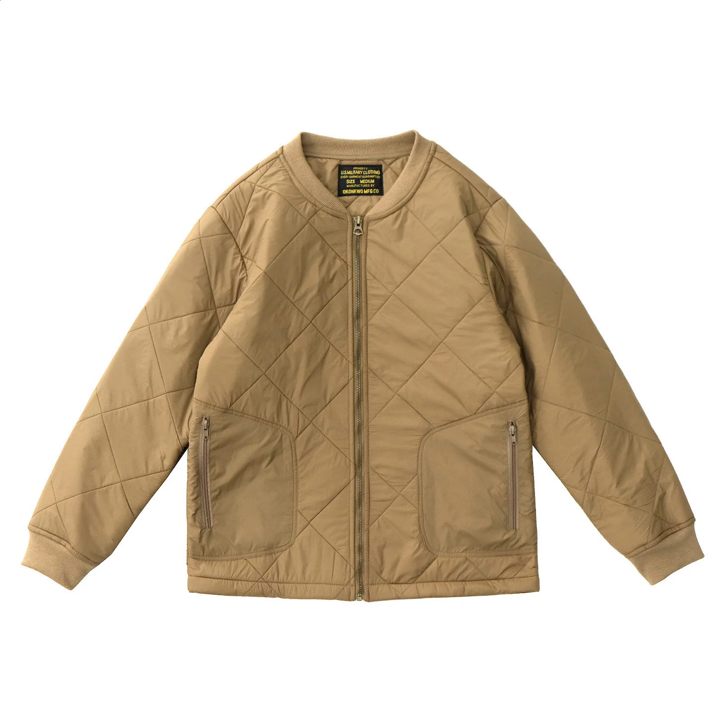 2026 Autumn Winter American Retro Improved M43 Inner Liner Jacket Mens Amekaji Cotton Quilted Cold Weather Uniform Caot 251023