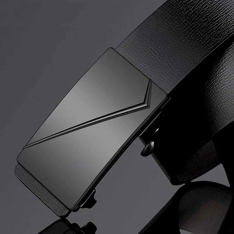 Fashion Simple Mens Business Automatic Buckle Belt Highquality Mens PU Belt Suitable For Formal Occasion Clothing AccessoriesXJ251023