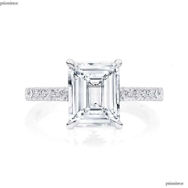 Fully Moissanite Dia Wedding Fine Jewelry Sterling Sier Womens Engagement Ring for Weding