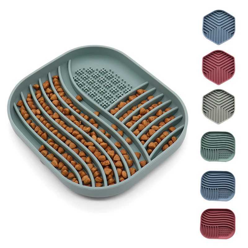 Pet supplies Silicone Dog Lick Mat for Dogs Pet Slow Food Plate Nonsliping Pet Sucker Food Feeder Dog Cat Basin Meal Cushion Y251023
