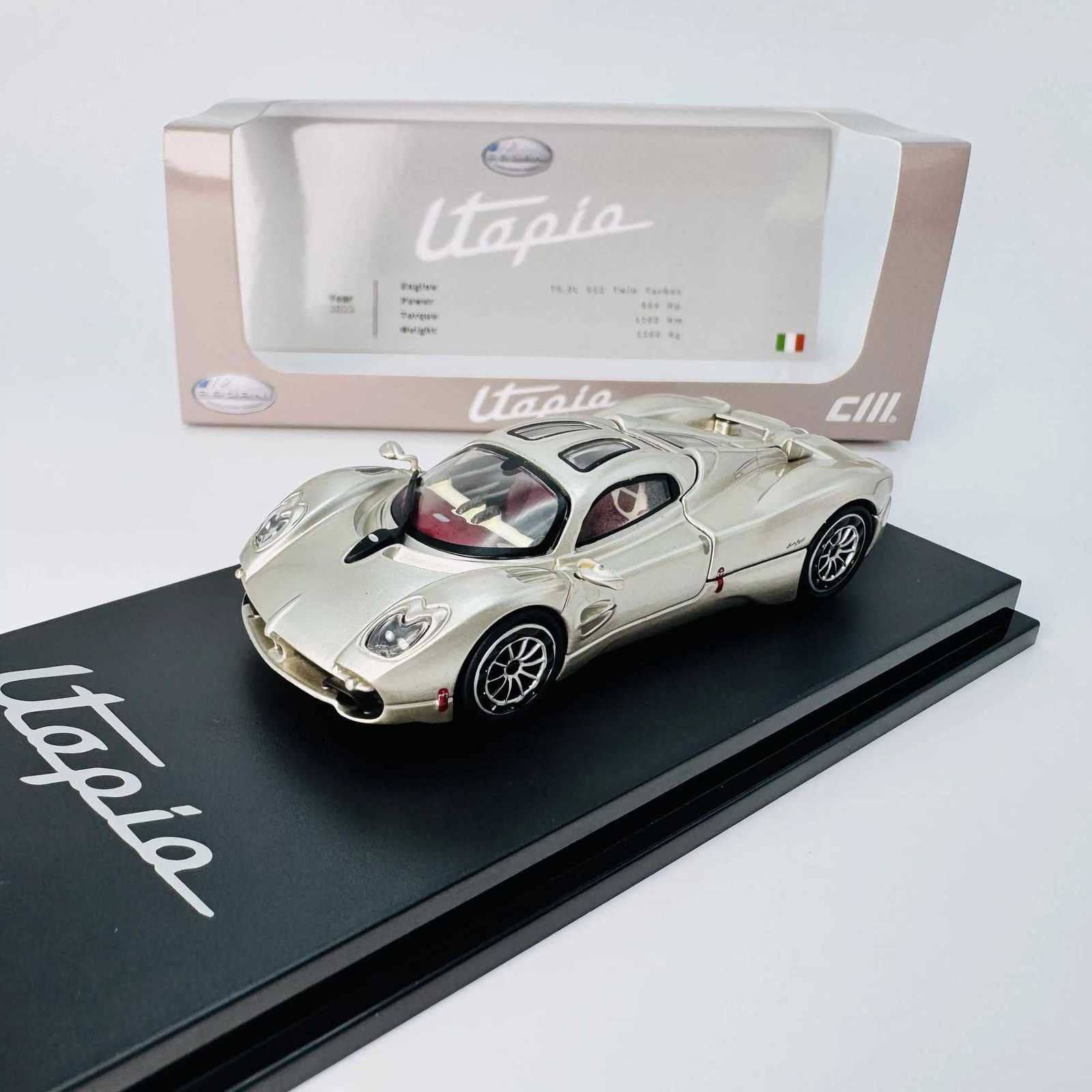 CM Model 1 64 Pagani Utopia Champagne Gold Alloy Car ModelT251023
