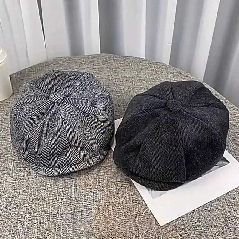 2025 New ic Hat for Men s Vintage Retro Tweed y Blinders Beret Hat Flat ed Street Hats for Wen MenW251023