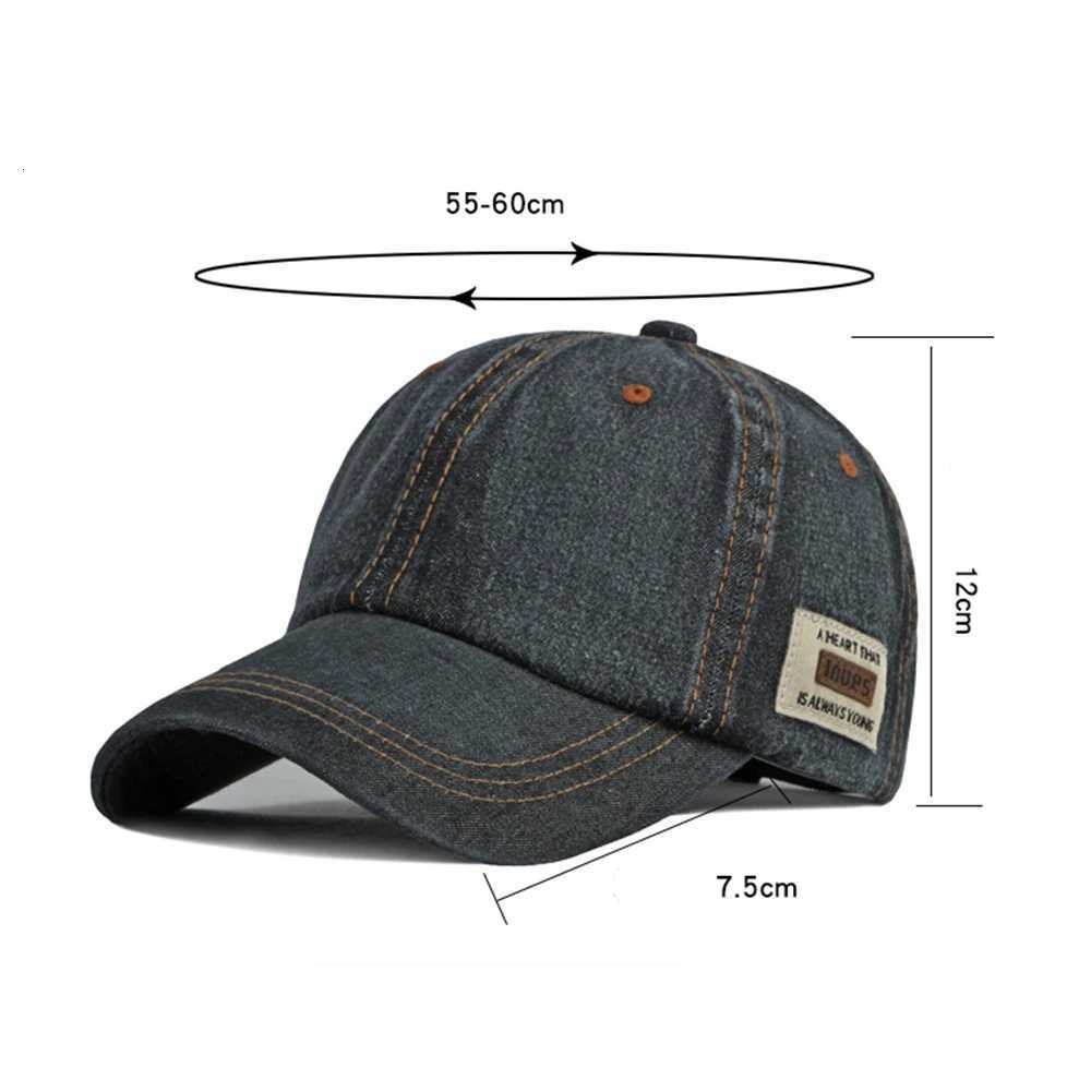 FS Winter Blue Denim Hat For Men Wen Luxury Brand Baseball s Vintage Trucker Outdoor Sports Hats Casquette HmeW251023