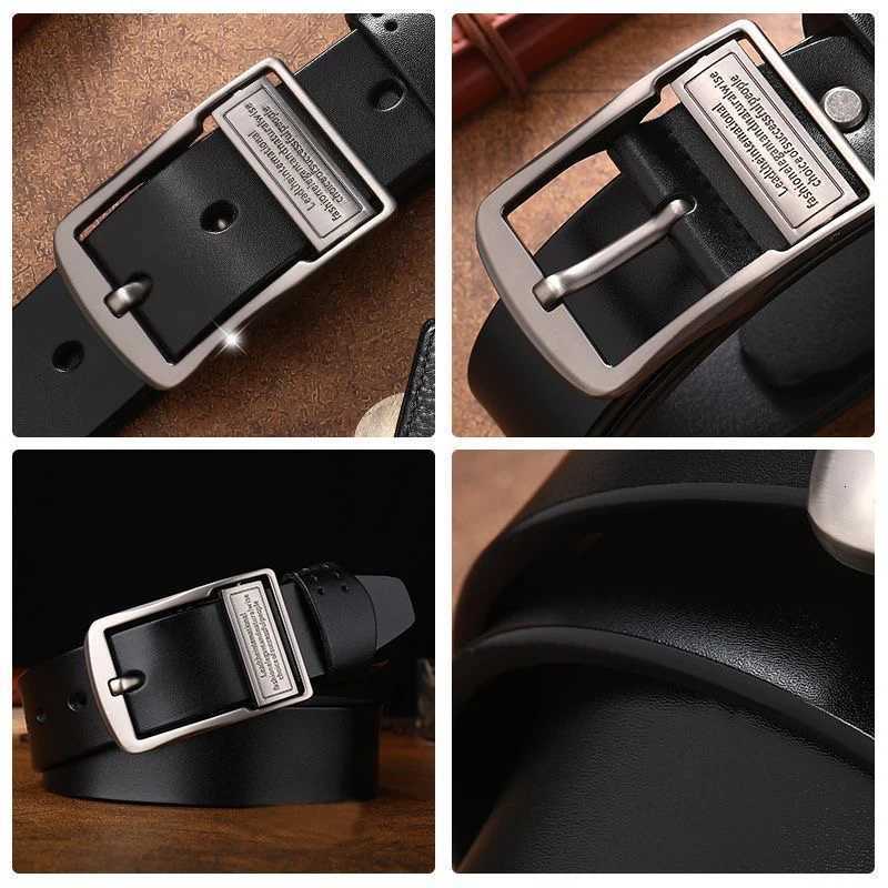 New leather mens retro belt fashionable metal alloy needle buckle adult luxury brand jeans business casual waist mens beltXJ251023