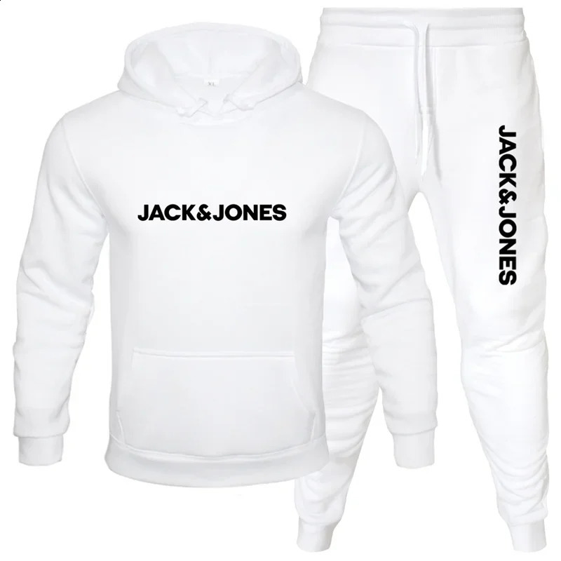 AutumnWinter Mens Hoodie Set Fashion Printed Casual Warm Windproof Suitable for Outdoor Activities 251023