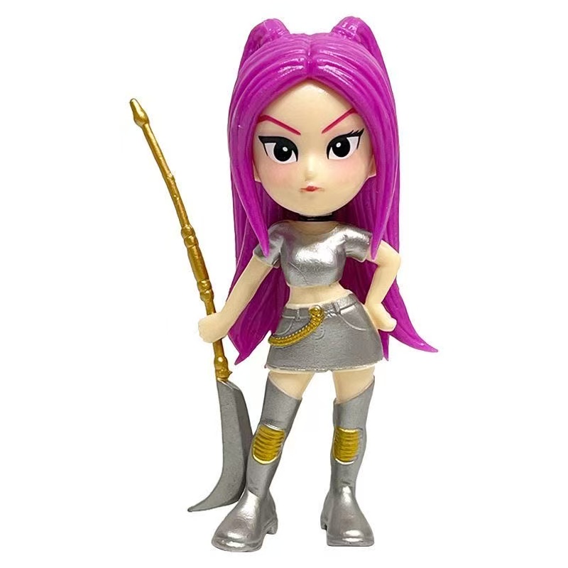 Kpop Demon Hunters 6 styles Action Figure Doll Model Desktop Ornament Zoey Toy Gift