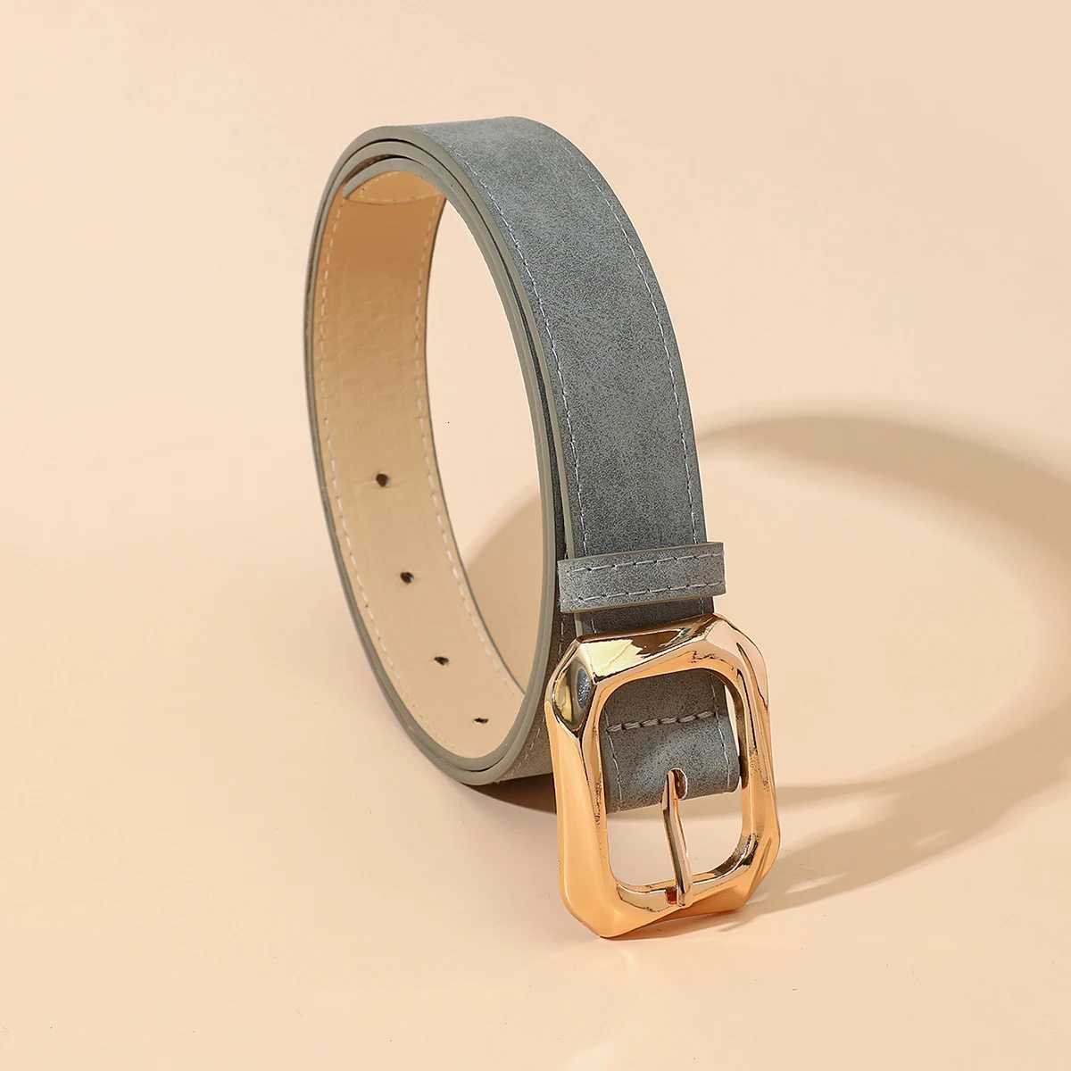 Retro frosted belt for womens summer versatile trendy fashionable personalized decorative beltXJ251023